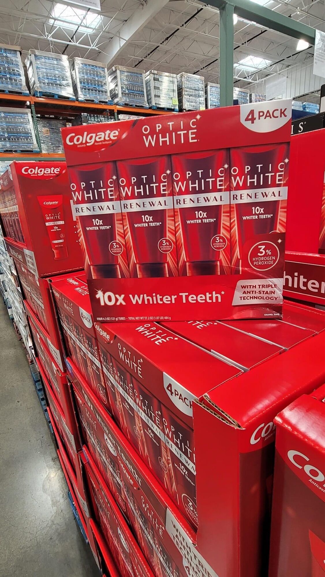 Kem đánh răng Colgate Optic White-Mẫu mới Costco Mỹ