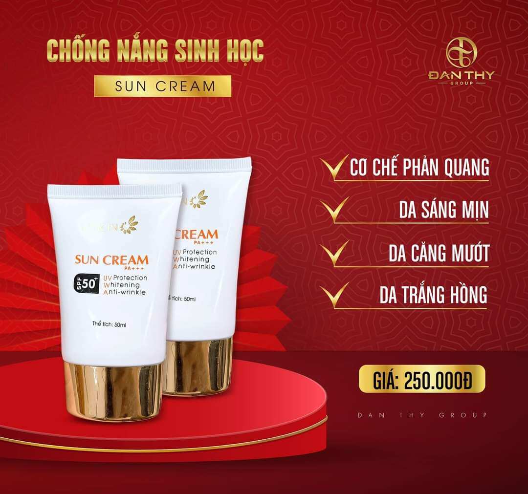 Kem chống nắng sinh học Đan Thy