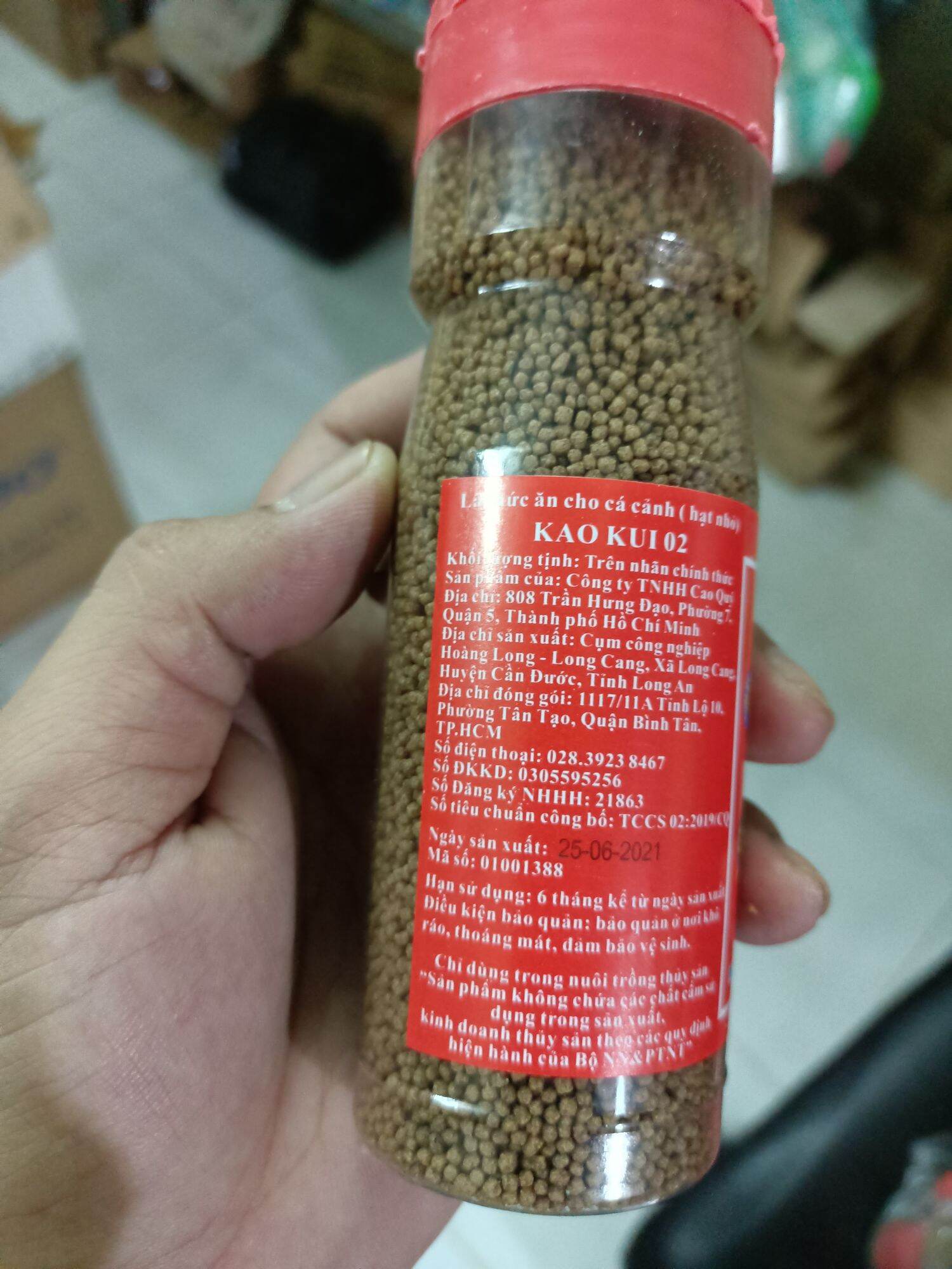 THỨC ĂN CHO CÁ CHAI 250G , CÁM CHO CÁ , THỨC ĂN CÁ CẢNH