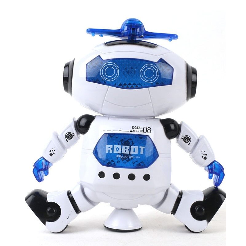 Robot Xoay 360 Độ Biết Nhảy Múa Hát Có Đèn