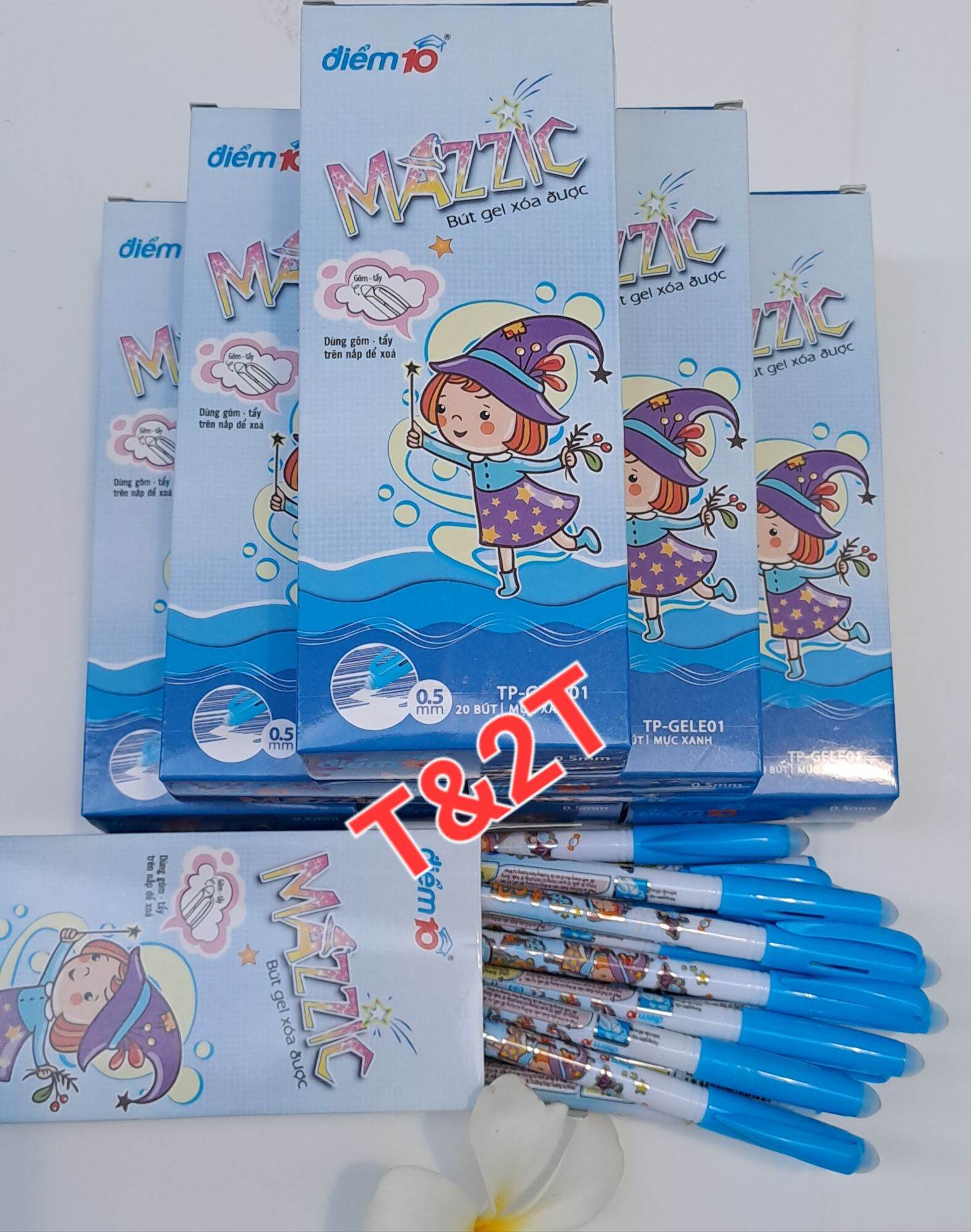 Bút Gel Mazzic xóa được (Hộp 20 cây)
