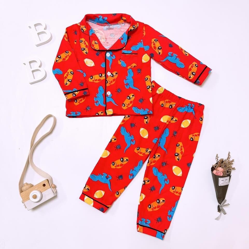 Đồ bộ Pyjama tay dài bé trai bé gái