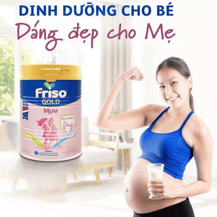 MUA 1 SỮA BỘT CHO MẸ BẦU FRISOMUM GOLD HƯƠNG CAM 400G TẶNG 1 HỘP SỮA CÔNG THỨC FRISOLAC GOLD 1 CHO B