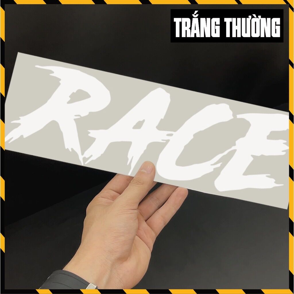 Tem RACE dán xe delcan cao cấp