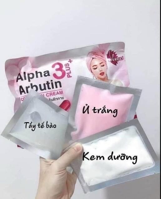 Set ủ tắm trắng alpha arbutin thái lan