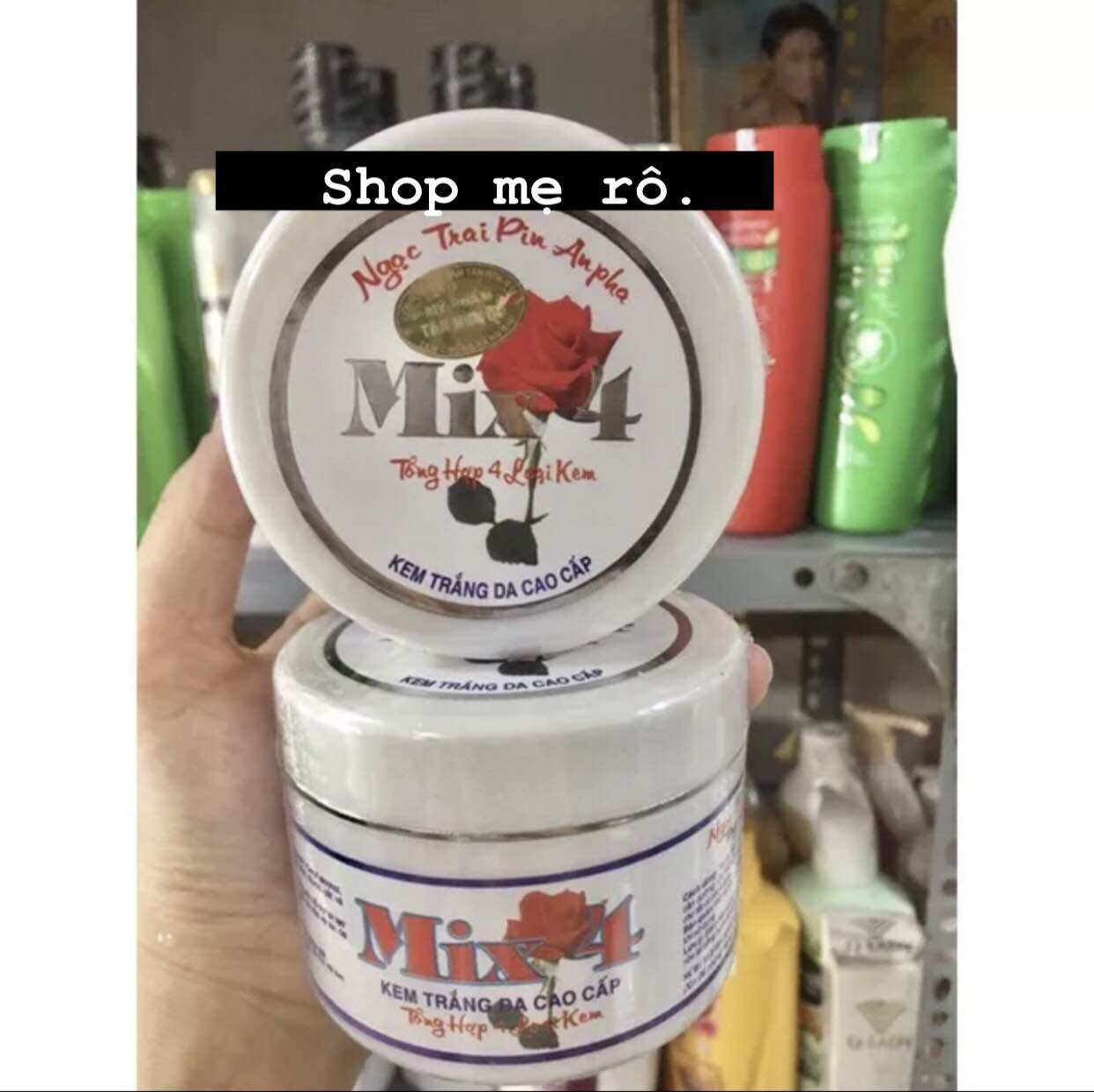 Kem mix 4 trắng da cao cấp tổng hợp 4 loại kem hủ 60g