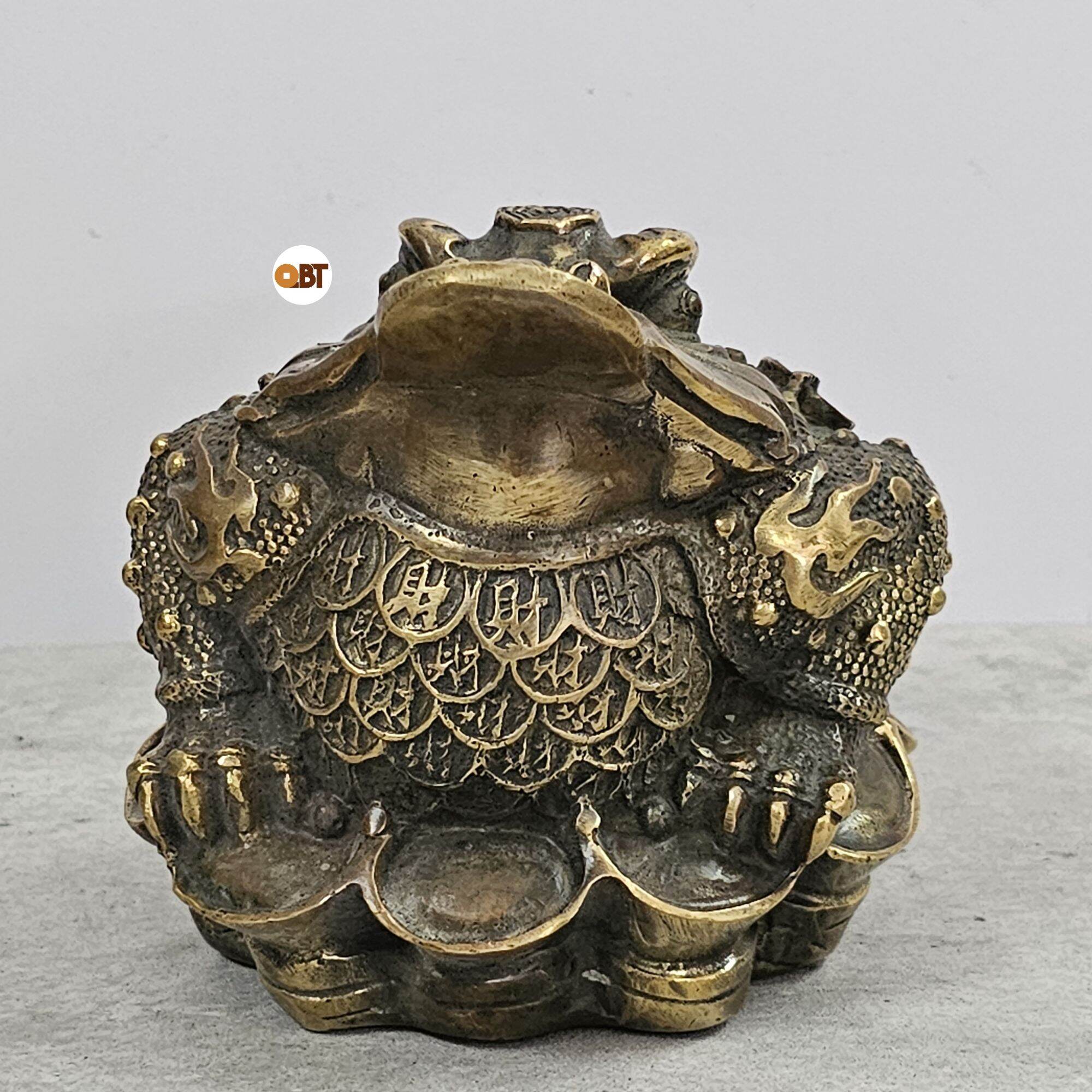 Thiềm thừ ( cóc 3 chân ) bằng đồng