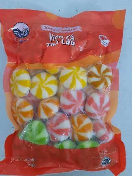 Viên thả lẩu siêu ngon 5 màu 5 vị 500gr