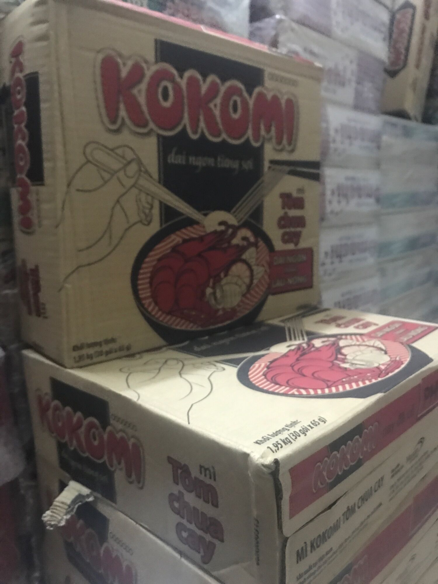 combo 3 thùng mì kokomi 65gam x30gói