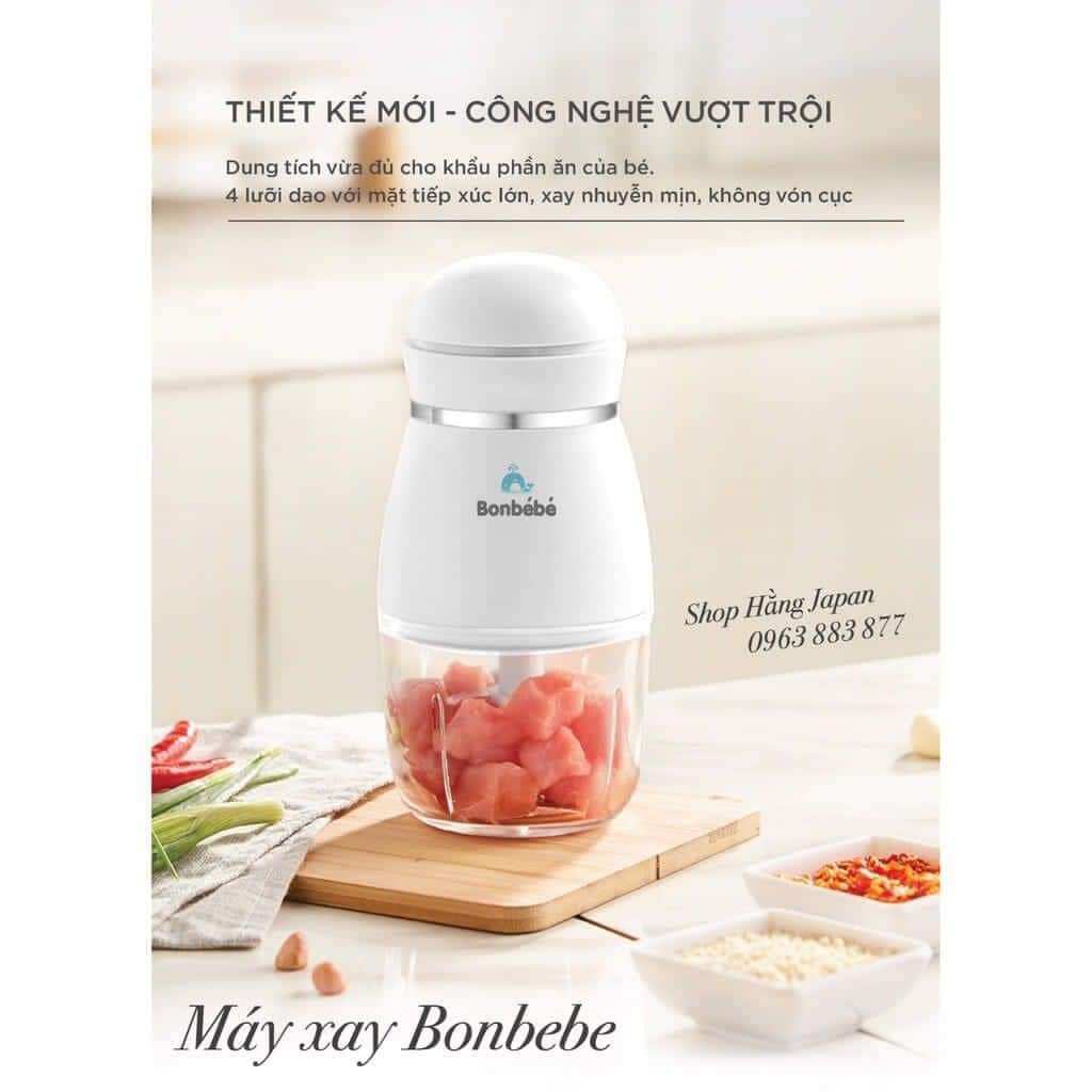 Cối thủy tinh thay thế máy xay bonbebe