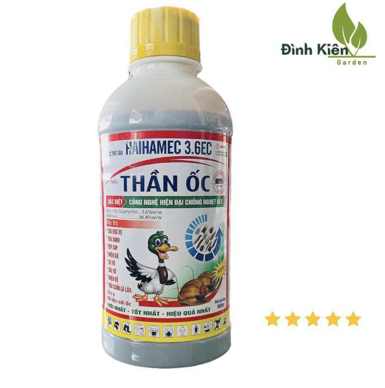 Thuốc trừ sâu HAIHAMEC 3.6EC - ABAMECTIN - Đặc trị sâu đục bẹ sâu cuốn lá lúa nhện gié bọ trĩ nhện đ