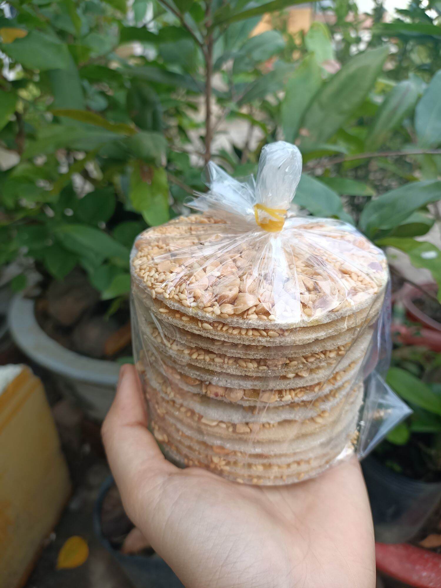 [Đặc Sản Đồng Tháp] Kẹo đậu phộng mạch nha mè trắng (ít đậu phộng)
