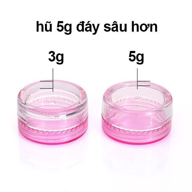 Combo 5 hủ chiết kem 5gr
