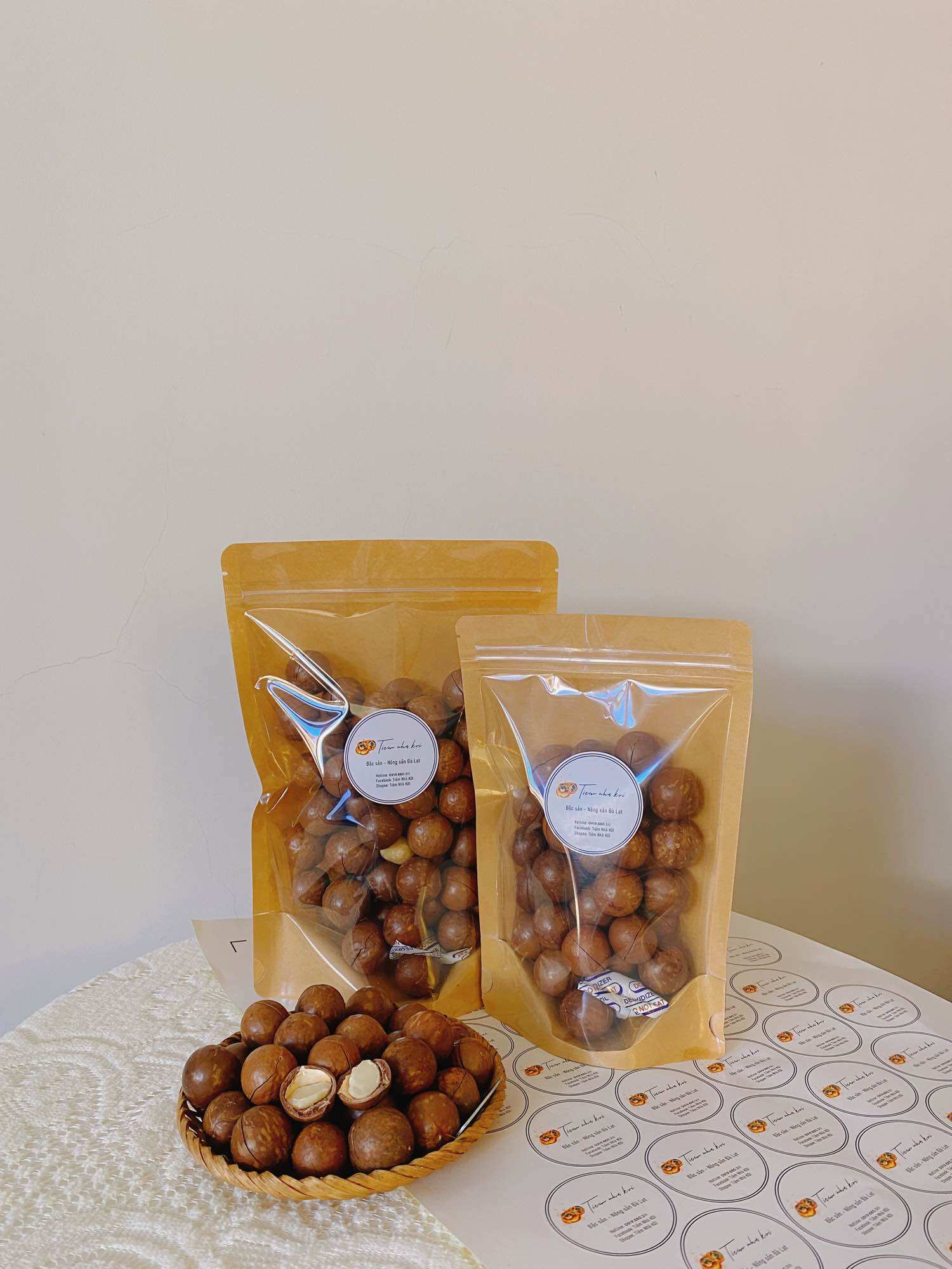 Hạt Macca nứt vỏ | 300-500gr | Đặc Sản Đà Lạt