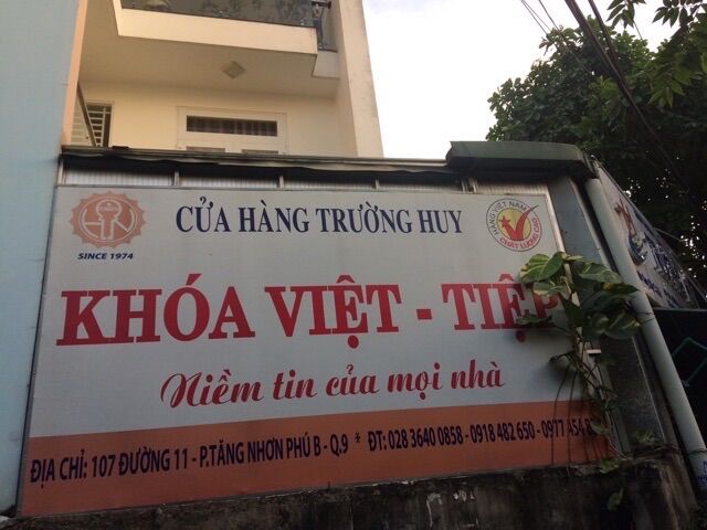 [chính hãng] khoá đồng bấm 'gọng dài' Việt Tiệp 01624