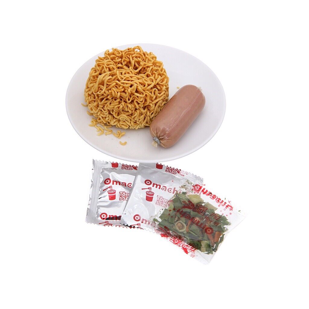 Mì Ly Omachi Xốt Bò Hầm 92G (Có Cây Chả)