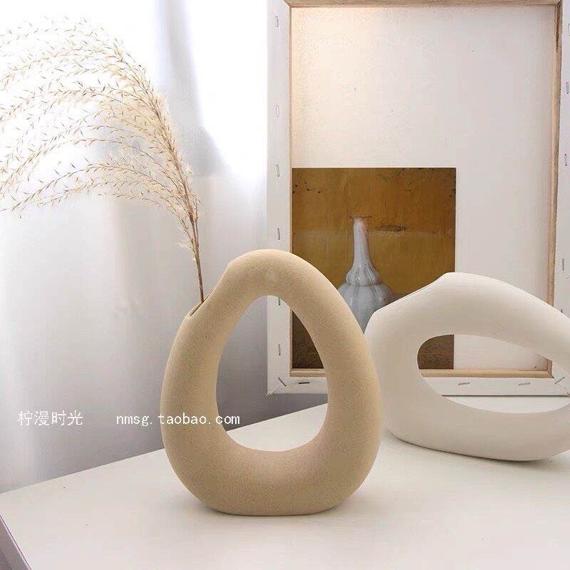 Bình gốm Nordic phong cách vintage - may.decor -