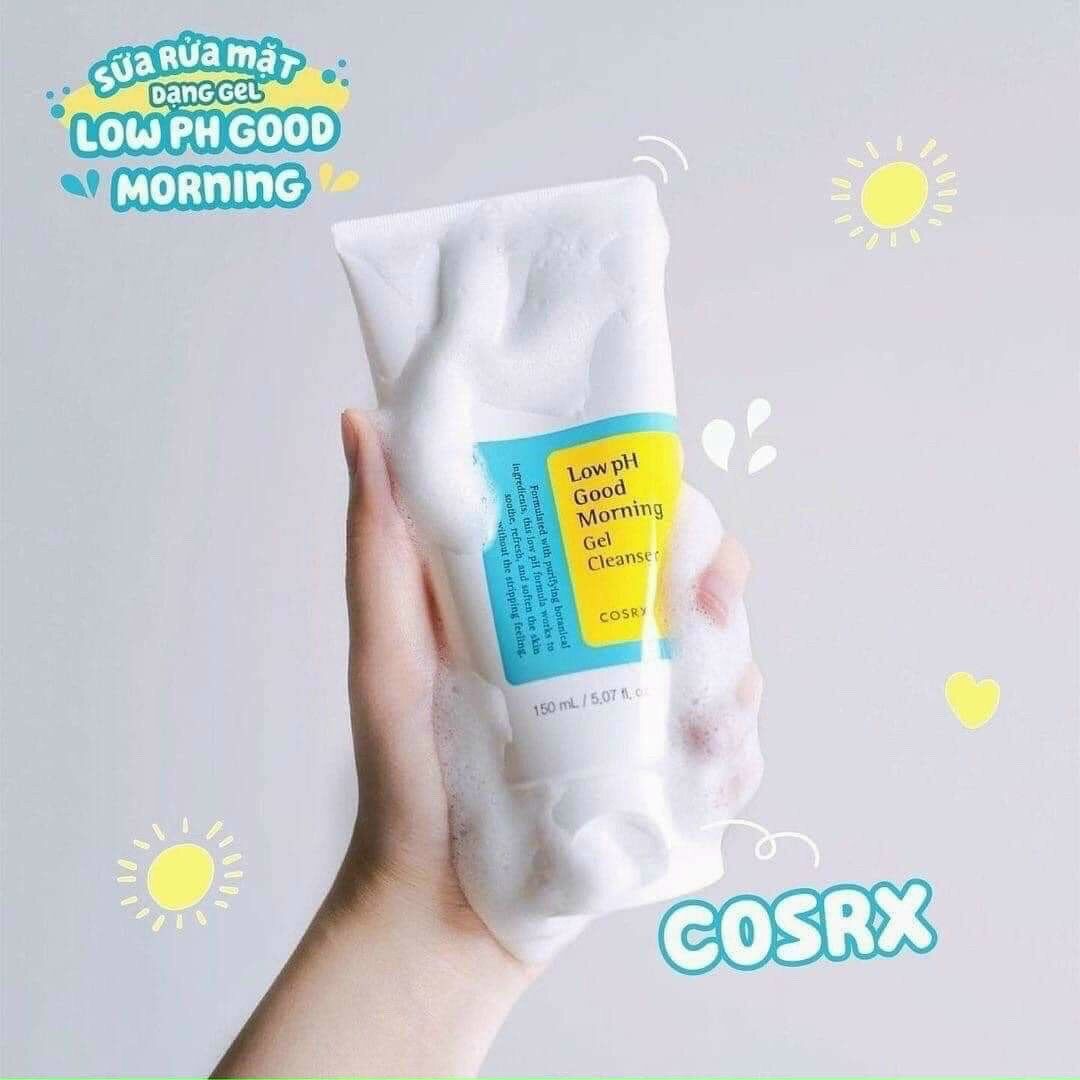 Sữa rửa mặt cosrx low ph good morning gel cleanser 150ml chính hãng