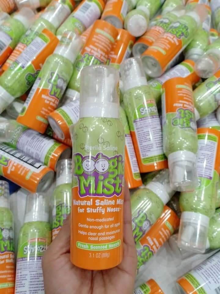 XỊT MŨI VÔ TRÙNG BOOGIE MIST CHO BÉ TỪ SƠ SINH