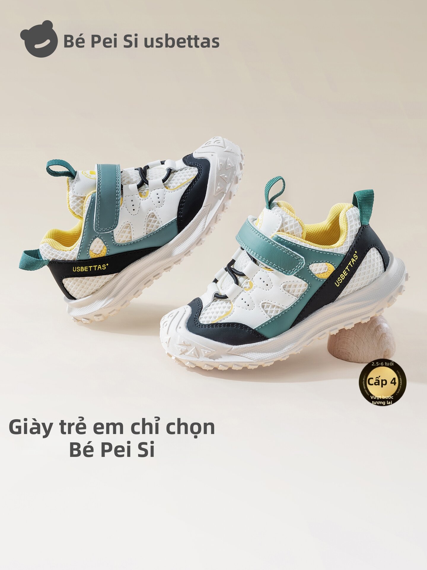 Usbettas | Indoor Anti-Slip Baby Walking Shoes Giá 823,000 Đồng*Miễn phí vận chuyển