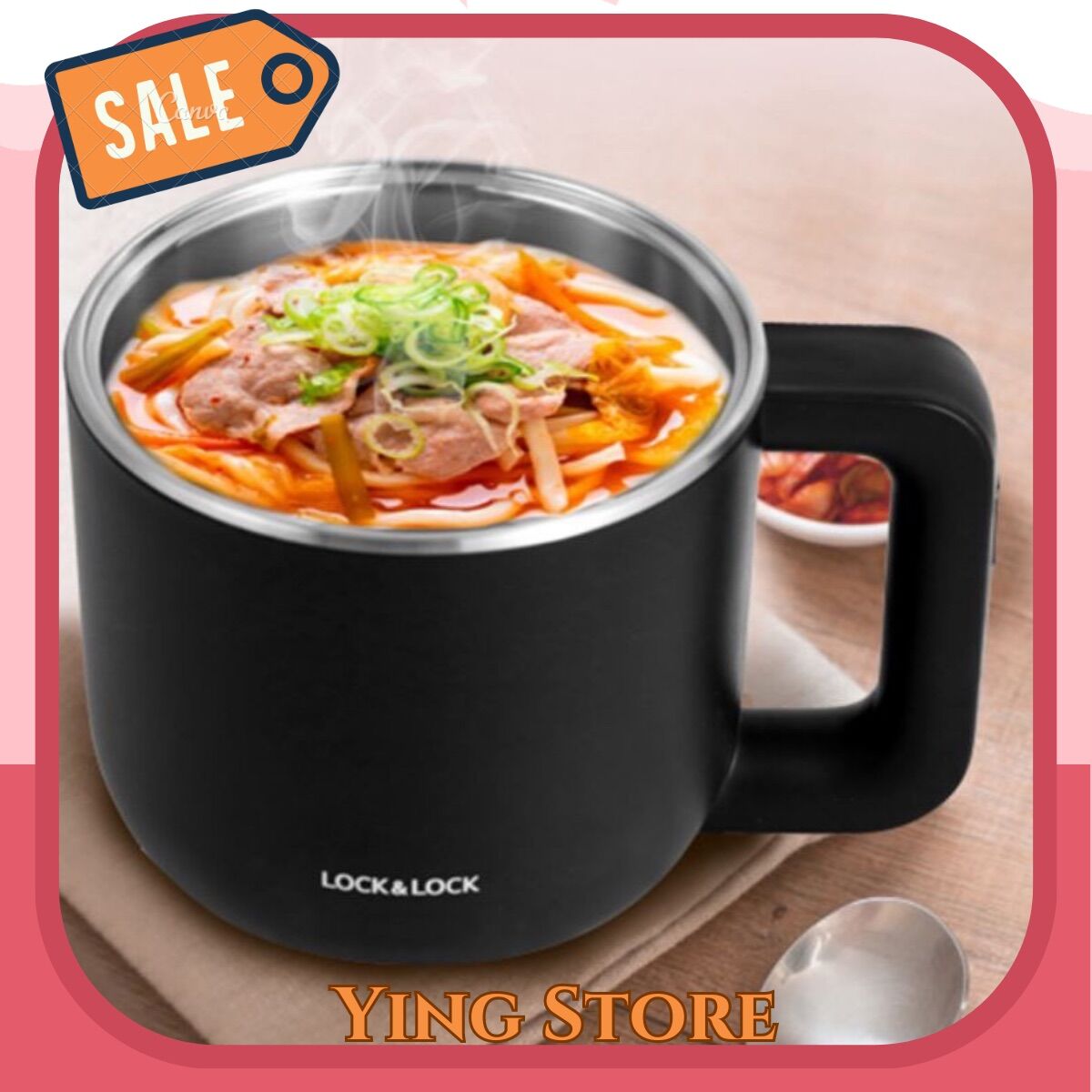 Nồi điện đa năng mini 0.8 lít, 220v, 50hz,600w
