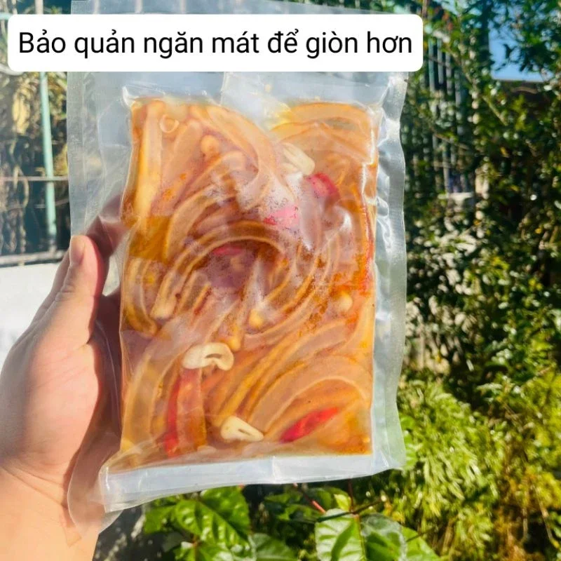 Da trâu muối chua  ( túi 500gr) Đặc sản Tây Bắc
