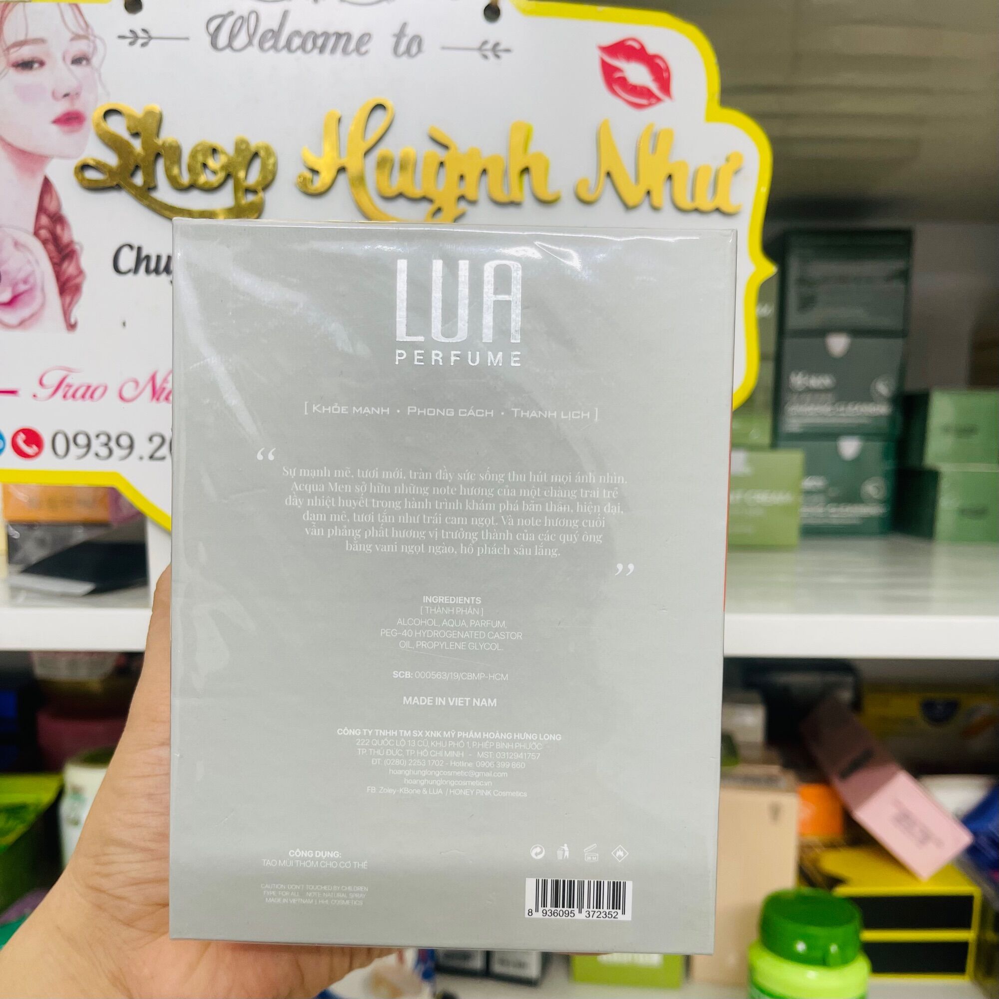 [chính hãng]Nước Hoa Acqua Men Lua Perfume  - Nước Hoa Lụa Nam Mùi Hương Cá Tính chai 60ml