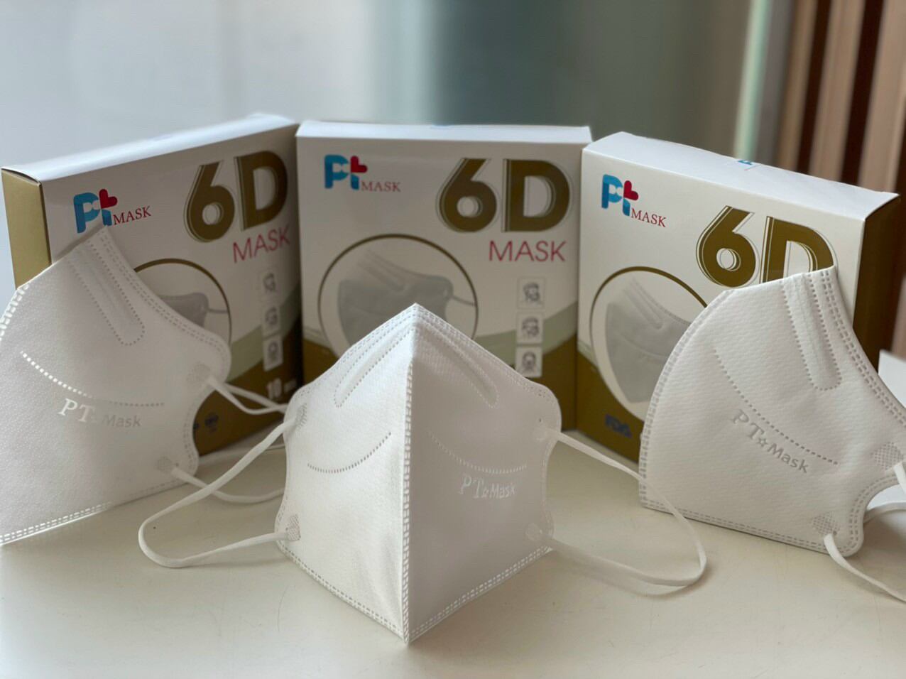 [Combo 5 hộp = 50 cái] Khẩu trang 6D PT mask cao cấp
