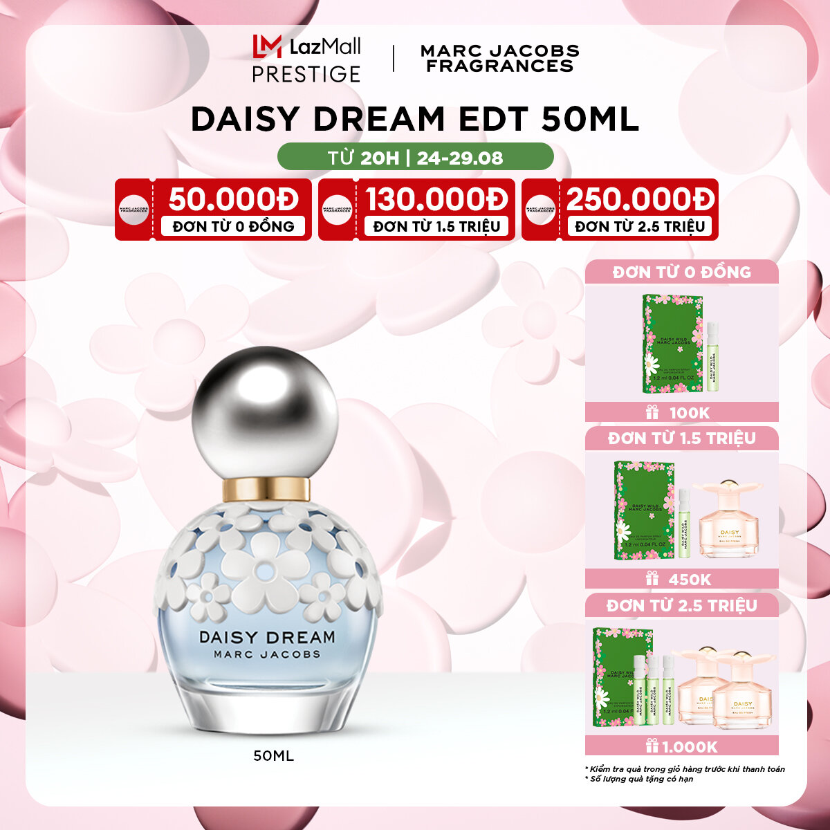 Nước hoa nữ marc jacobs daisy dream edt 50ml