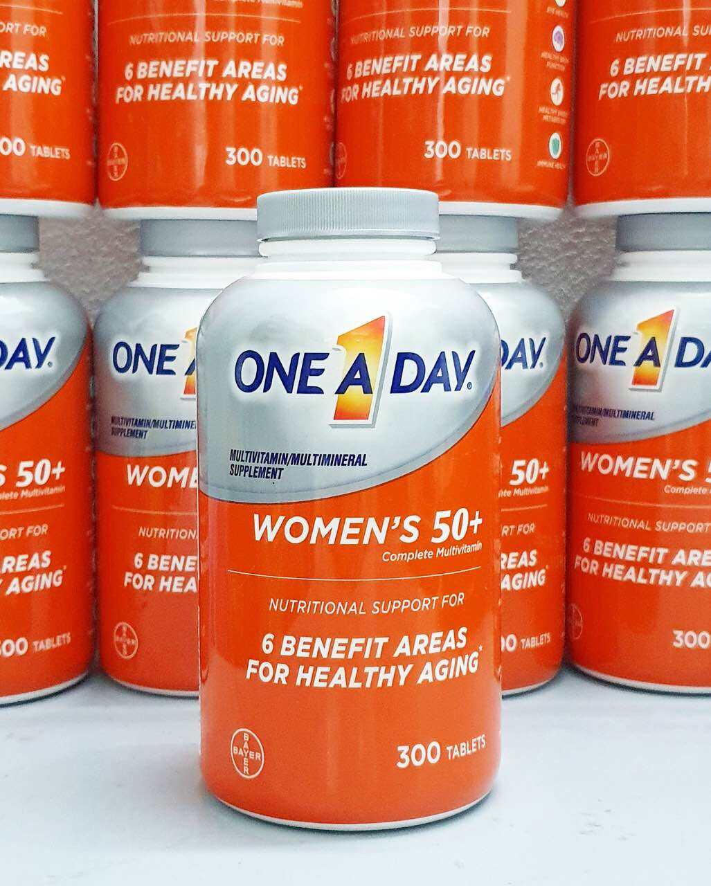 HCM HSD 02 2027 Vitamin Tổng Hợp Cho Nữ Trên 50 Tuổi One A Day Women’S 50+ Complete Multivitamin 300 Viên Của Mỹ