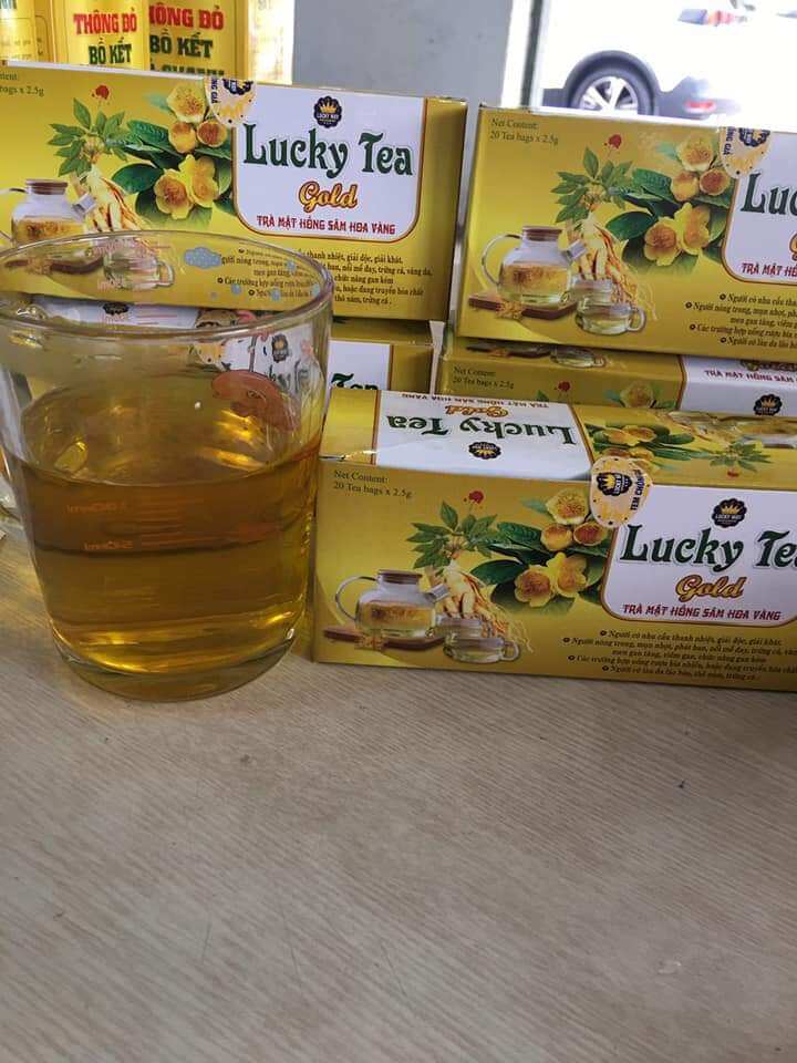 Trà Mật Hồng Sâm Hoa Vàng