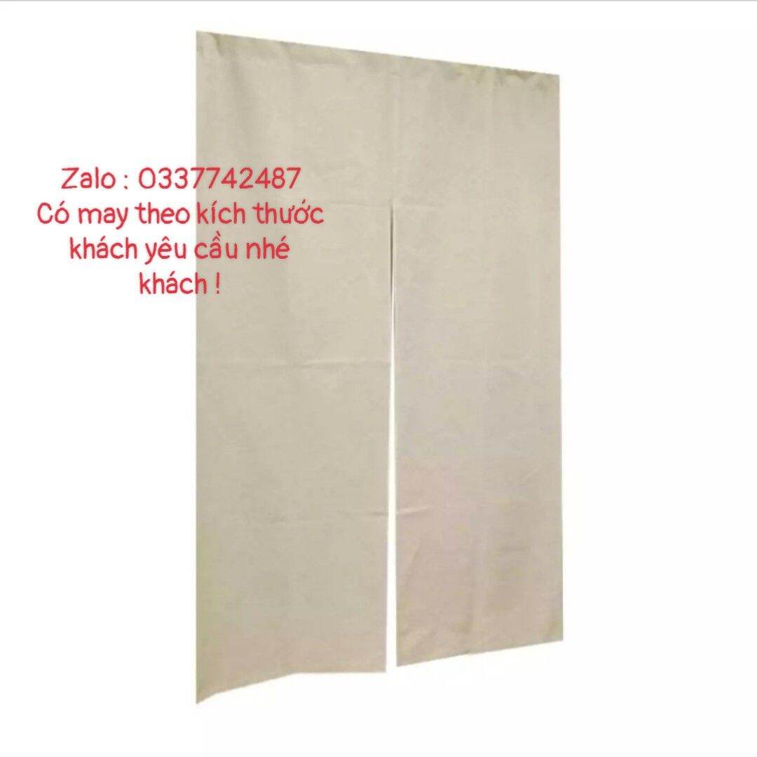 Rèm Vintage mộc kiểu Nhật, kèm 2 buộc vén rèm