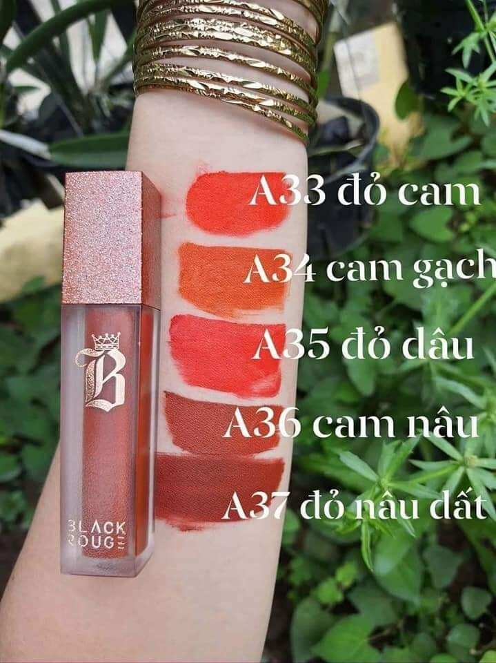 Son blackgoure son kem lì màu A37 màu nâu đỏ đất