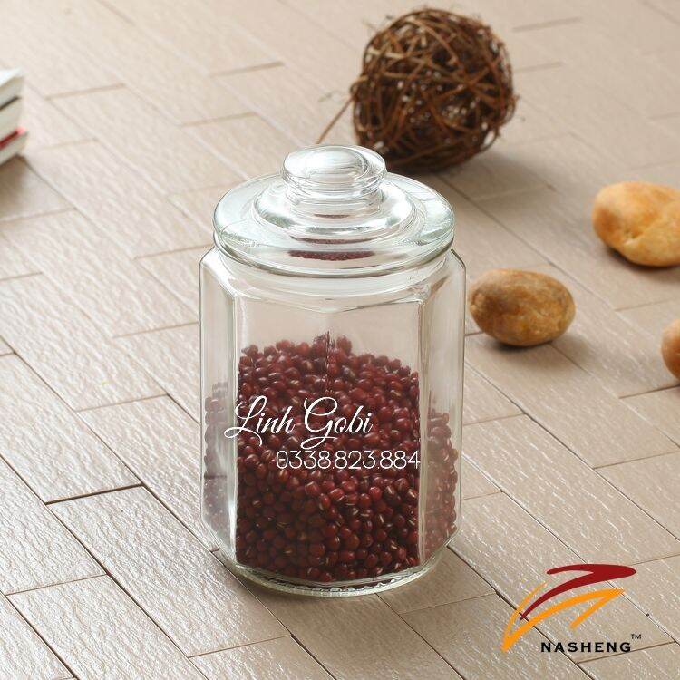 Lọ thủy tinh đựng gia vị , lọ lục lăng