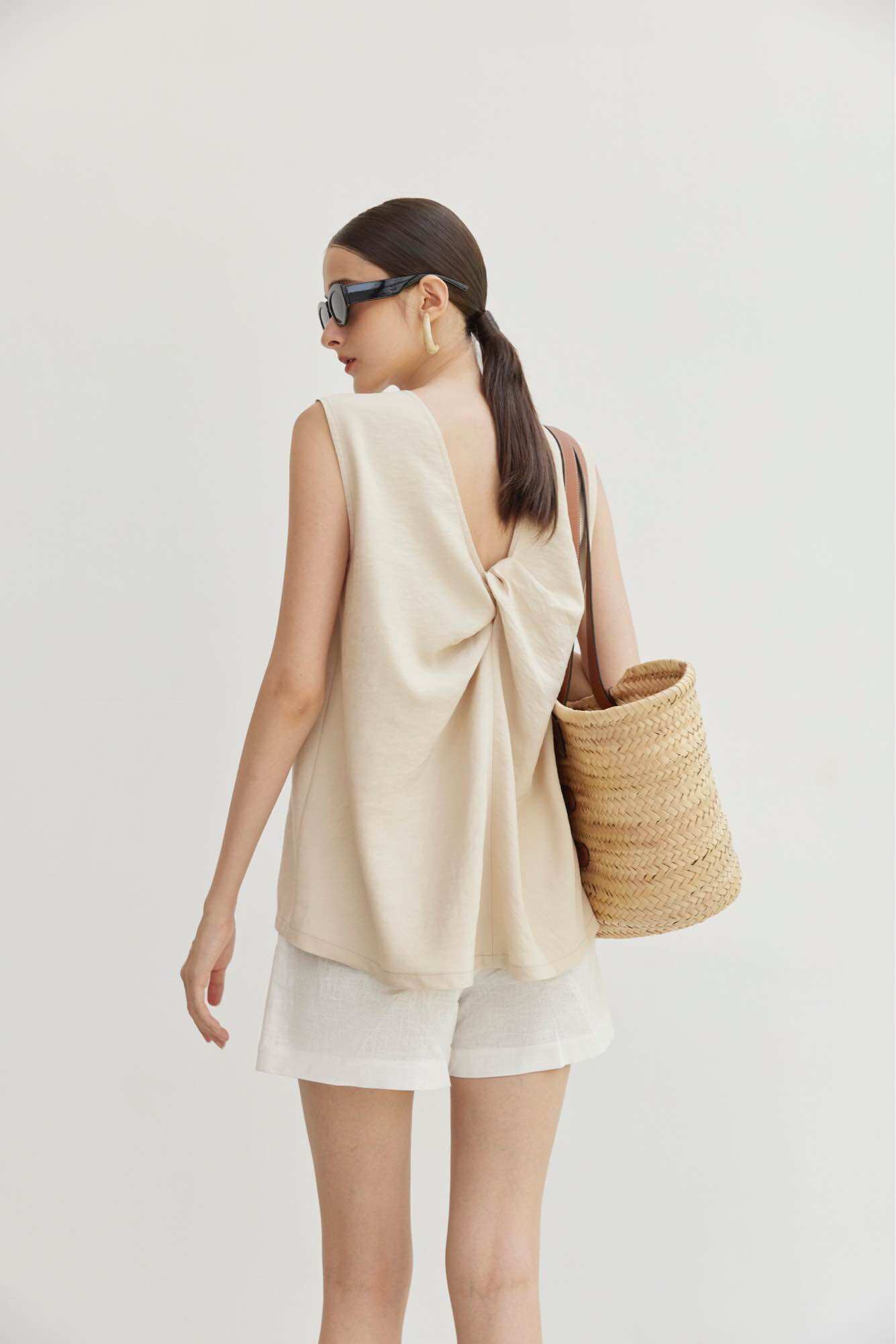 Nosbyn - áo linen sát nách - n404-t003