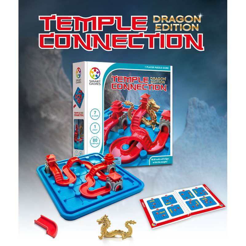 SmartGames - Đồ chơi trí tuệ - Thử thách Temple Connection Dragon Edition