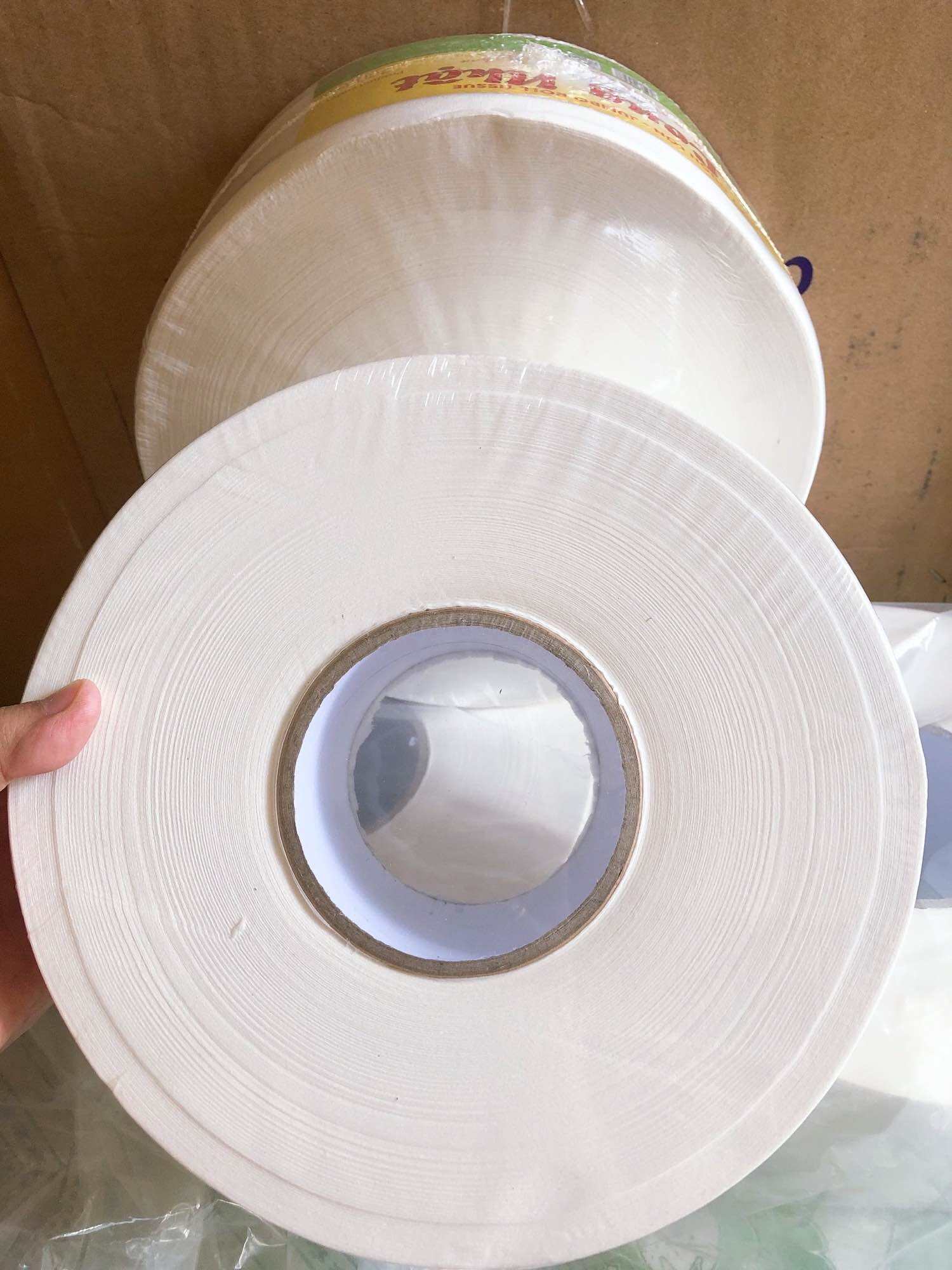GIẤY VỆ SINH CUỘN LỚN 2 LỚP 700GRAM LONG NHẬT, GIẤY CUỘN LỚN CÔNG NGHIỆP