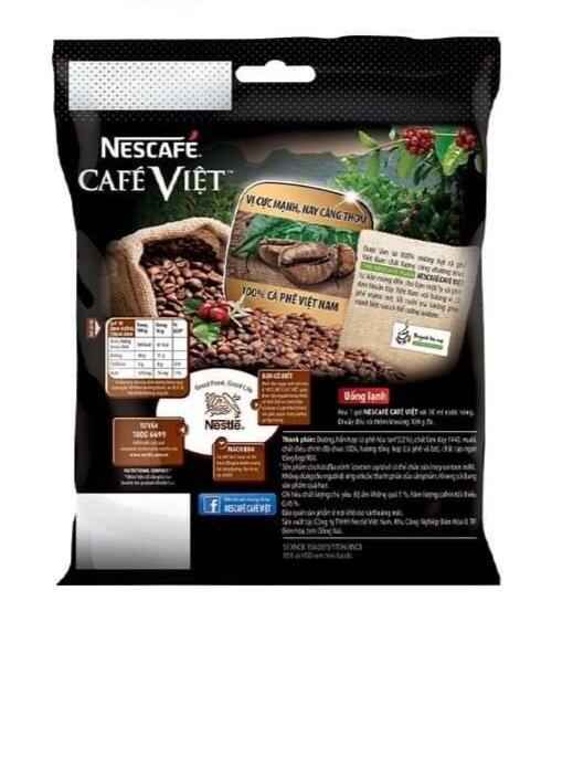 Cà phê việt - cà phê đen đá nescafe Bịch 35 gói x 16g