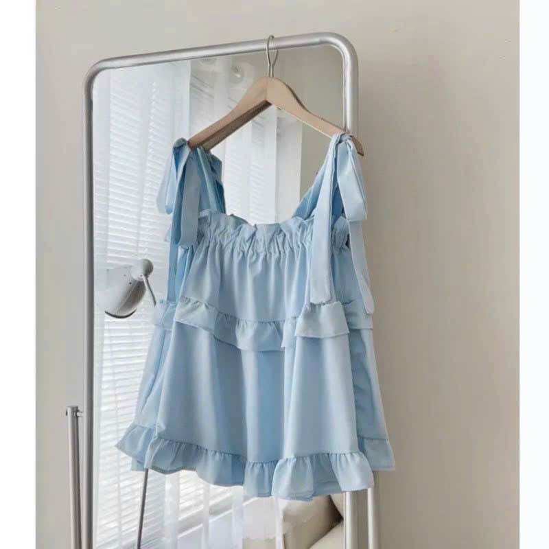 Áo Hai Dây Tầng Cột Dây Bèo