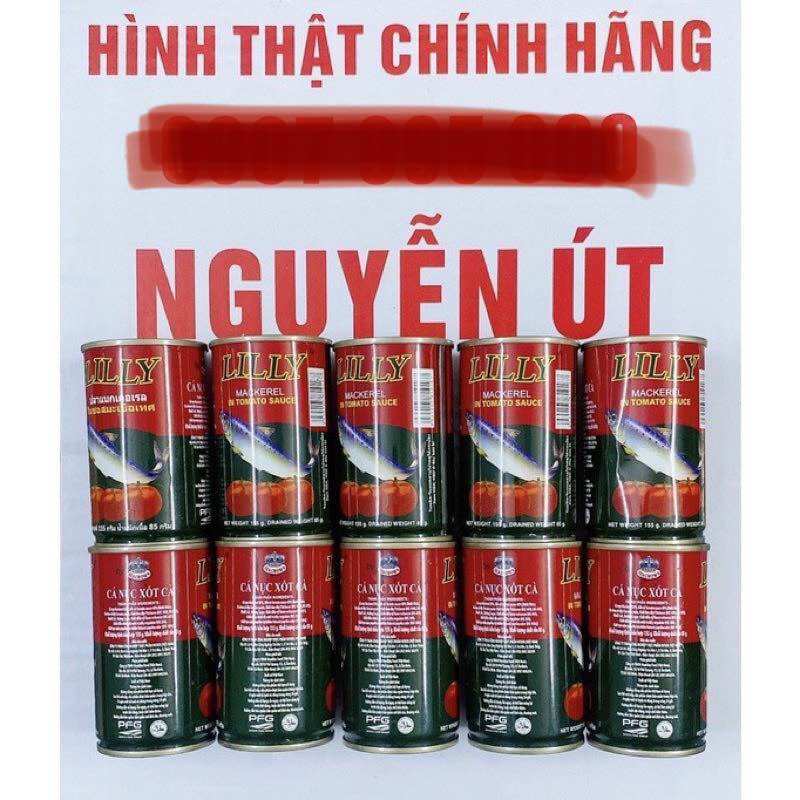 [HCM]cá nục sốt cà lilly 155g x lốc 10 hộp