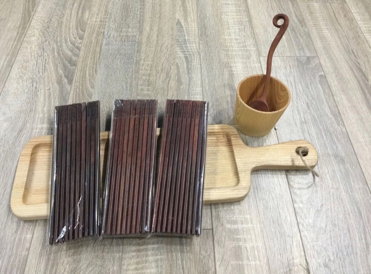 Bộ 10 đôi đũa gỗ trắc cao cấp