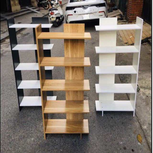 Kệ sách lắp ghép đa năng, kệ góc tường 5 tầng