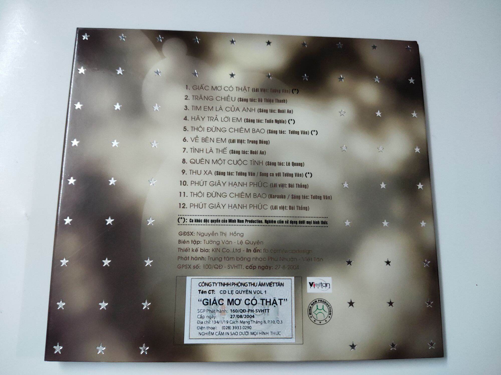 CD - Lệ Quyên - Giấc mơ có thật