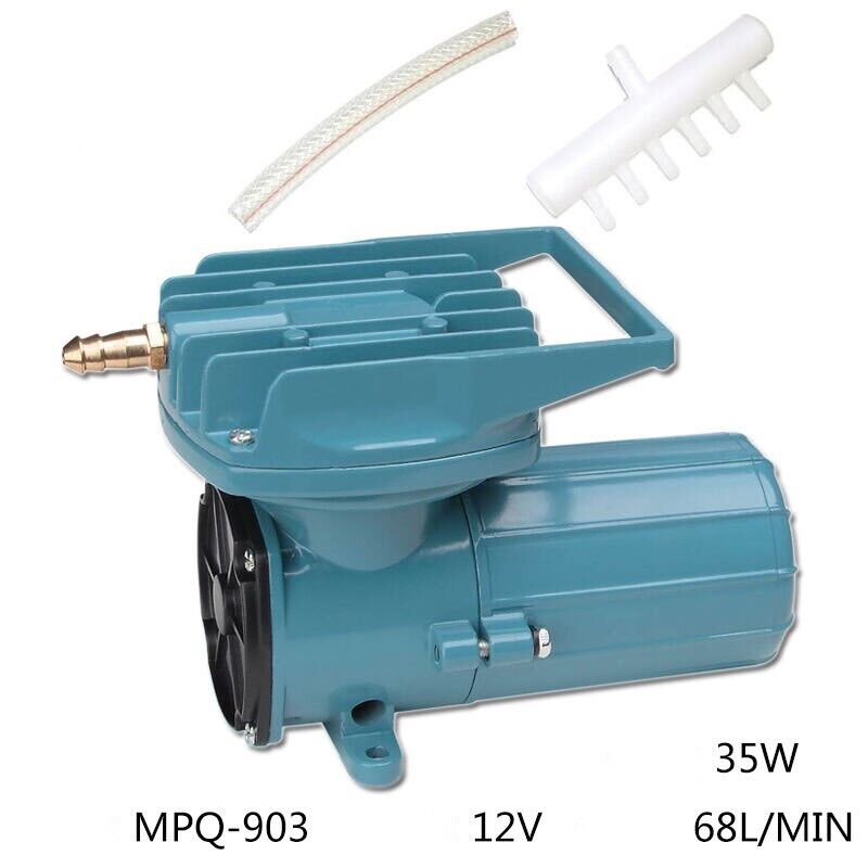 Máy sủi khí oxy resun mpq-903 35w chạy bằng ắc quy 12v. phụ kiện hồ cá máy sủi khí resun mpq-903 35w