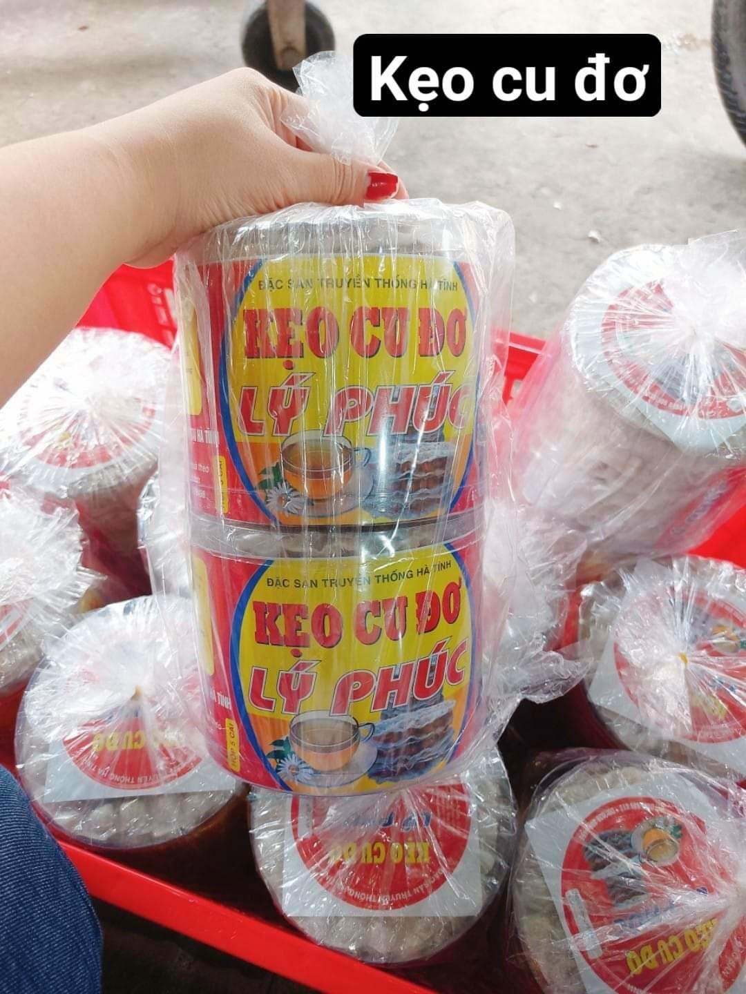 Kẹo cu đơ hà tĩnh. 70k/ túi 5 cái