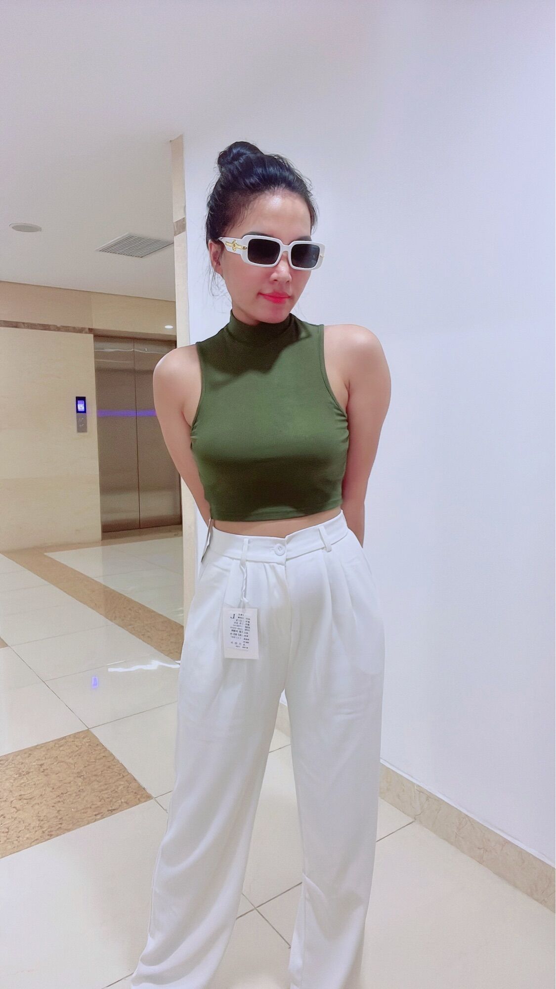 Áo 3 lỗ cotton cao cổ [ảnh thật]