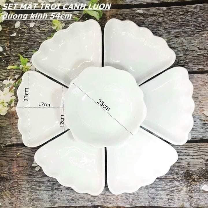 Bộ đĩa mặt trời 6 món . ngày tết .