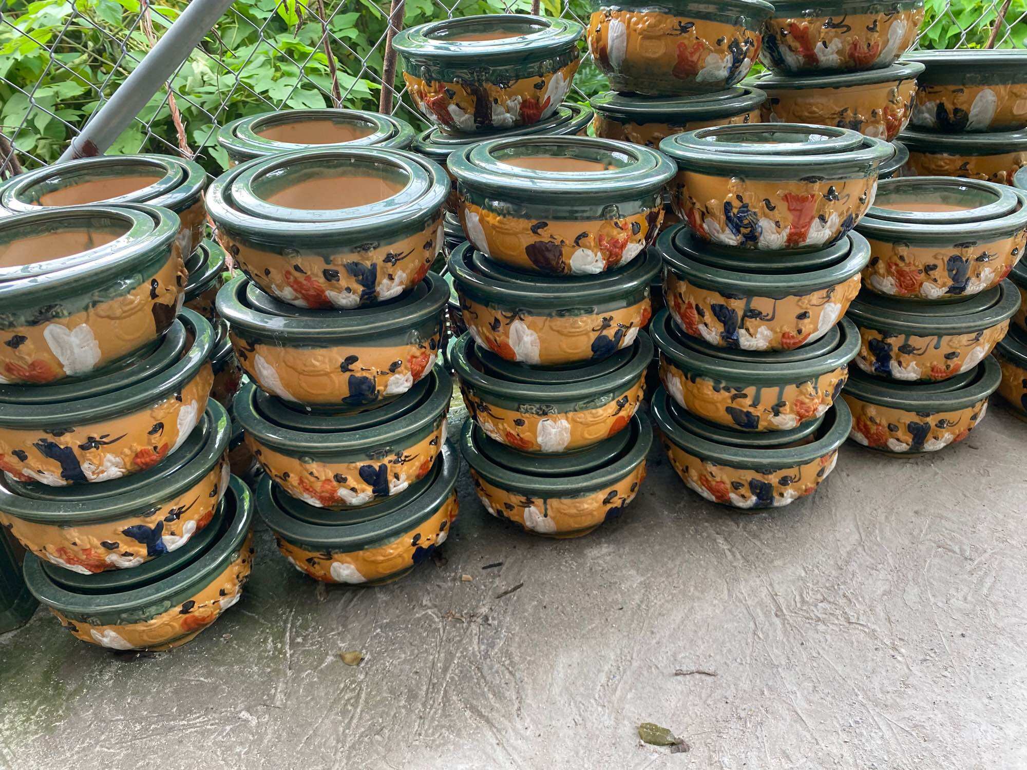 Bộ đôi chậu bát tiên