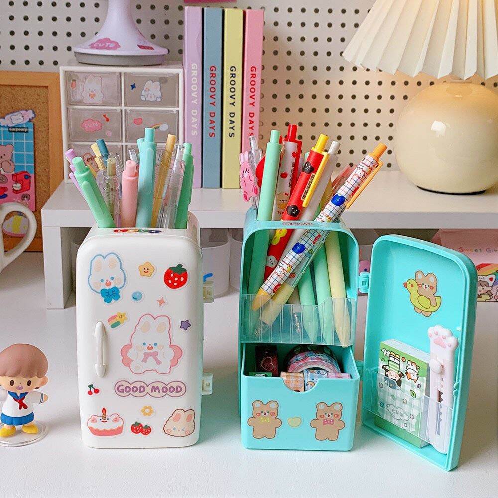 Ống đựng bút hình tủ lạnh mini cute