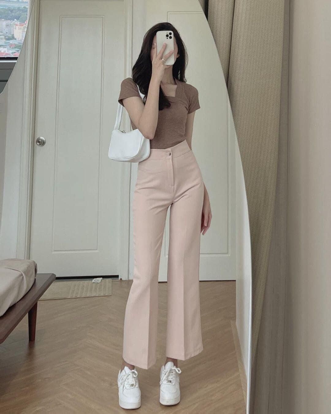 Quần ống loe tuyết mưa cao cấp